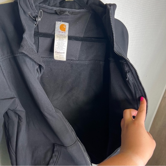 Carhartt | Unisex Men’s Black Coat Jacket Medium Quality - Picture 4 of 8